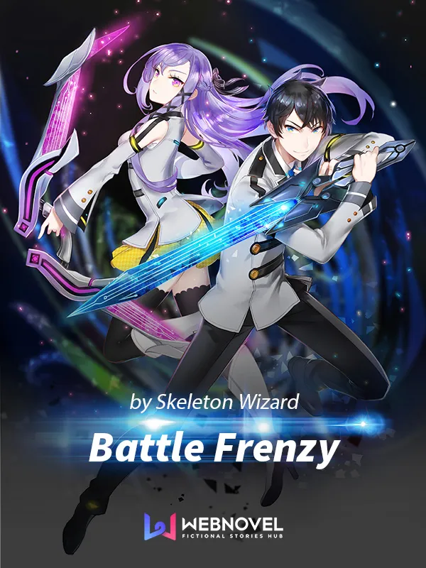 Novel cover for Battle Frenzy